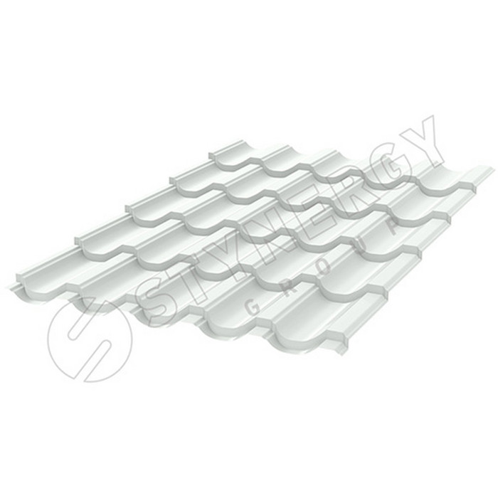 Металлочерепица Stynergy Garda CORUNDUM50 (0.5) RAL 9003