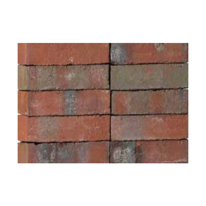 Облицовочный кирпич WIESMOOR Красно-синий пестрый (rotblau-bunt) handstrich, 240x115x71 мм, Röben