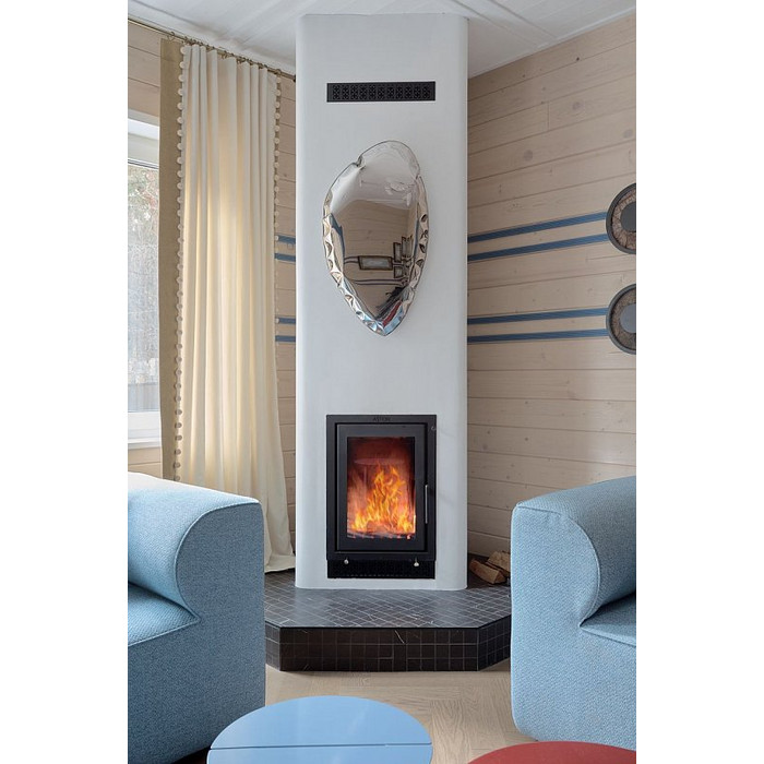 Модульный комплект дымохода ISOTOR, 0,33м., с зонтом трапецией, без вентканала, диаметр 20 см, Schiedel