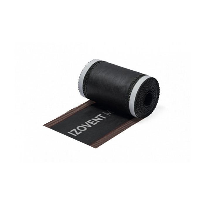 Аэроэлемент конька/хребта IZOVENT M, 5х0,230, для керамической и цементно-песчаной черепицы, Коричневый, 4roof